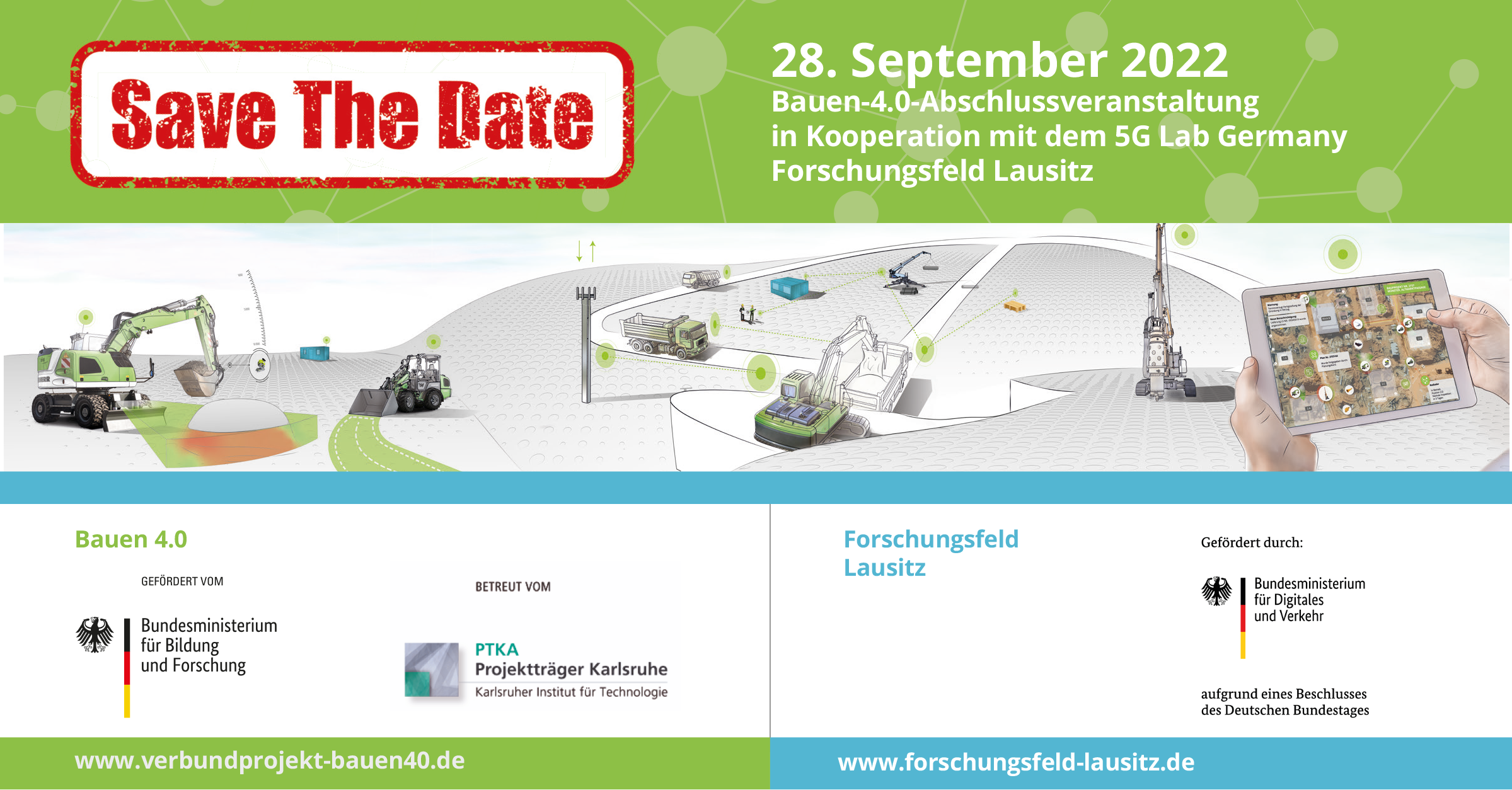 Save the Date | Industrie 4.0 uund Bauen 4.0